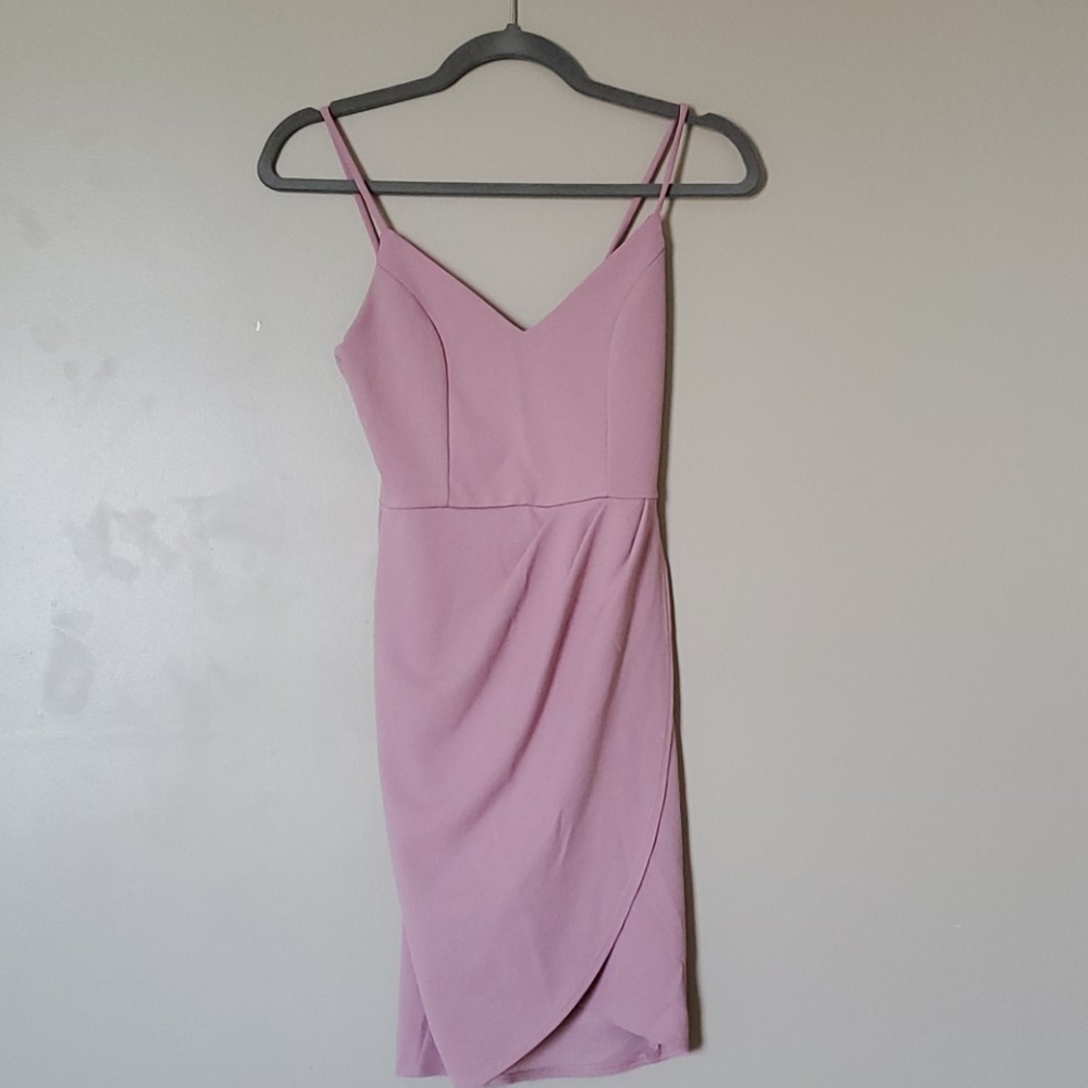 NWT Lulu's Mauve Mini Dress